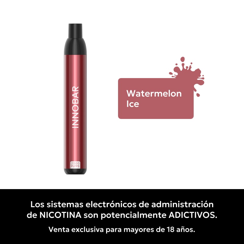 Innobar Watermelon Ice 2500 Pufss - Sandía Hielo