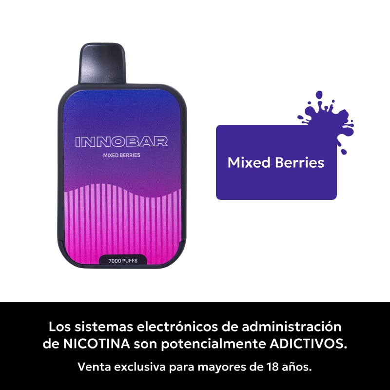 Innobar Mixed Berries 7000 Puffs - Mix de Berries