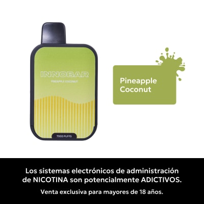 Innobar Pineapple Coconut 7000 Puffs - Piña Coco2