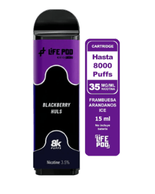 Life Pod Recarga Blackberry Huls 8.000 Puff1