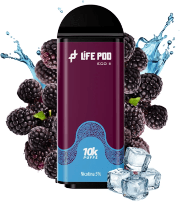 Life Pod Recarga Eco II Blackberry Ice 10.000Puffs1