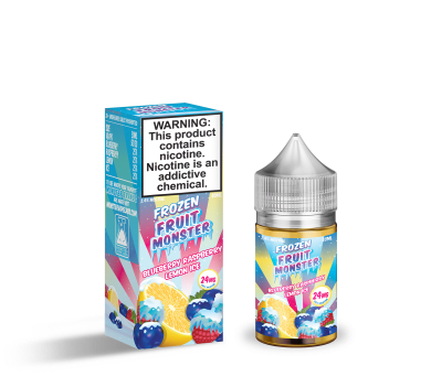 Frozen Fruit Monster Blueberry Rapsberry Lemon Salt 30ML - Arándanos, Frambuesa y Limón Ice1
