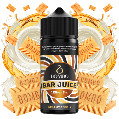 Bombo Bar Juice Creamy Cookie 120ml - Galleta Rellena1