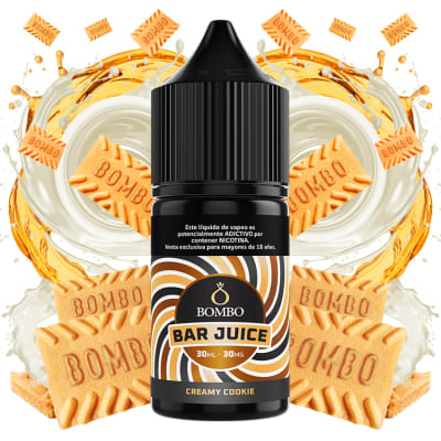 Bombo Bar Juice Creamy Cookie Salt 30ml - Galleta Rellena1
