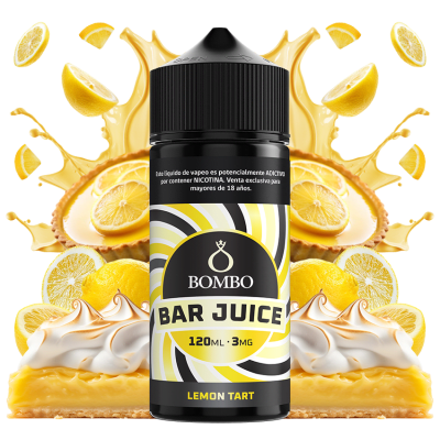 Bombo Bar Juice Lemon Tart 120ml - Pie de Limón1