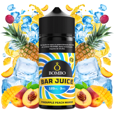 Bombo Bar Juice Pineapple Peach Mango - Piña, Melocotón y Mango1