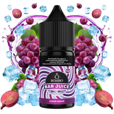Bombo Bar Juice Super Grape Ice Salt 30ml - Uvas1