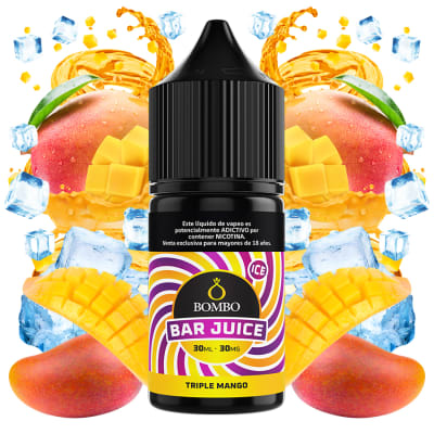 Bombo Bar Juice Triple Mango Ice Salt 30ml - Mango1