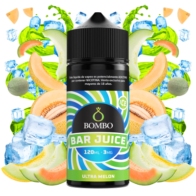 Bombo Bar Juice Ultra Melon 120ml - Melon Dulce1