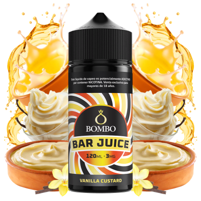 Bombo Bar Juice Vanilla Custard 120ml - Vainilla Cremosa1