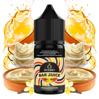 Bombo Bar Juice Vanilla Custard Salt 30ml - Vainilla Cremosa1