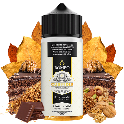 Bombo Cuspidis 120ml - Tabaco y Frutos Secos1