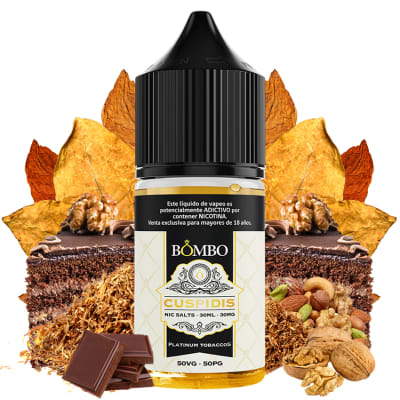 Bombo Cuspidis Salt 30ml - Tabaco y Frutos Secos1