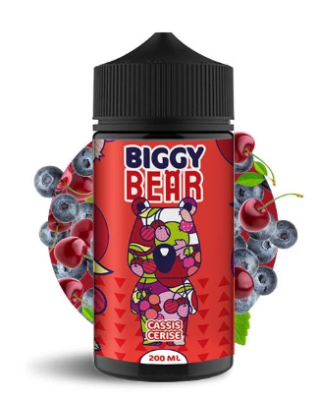 Biggy Bear Cassis Cerise 200ml - Cereza y Grosella Negra1