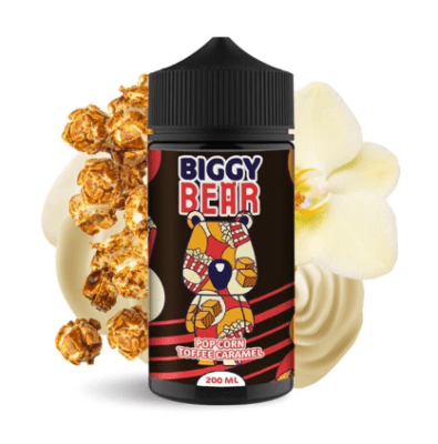 Biggy Bear Pop Corn Toffee Caramel 200ml - Cabritas Dulces1