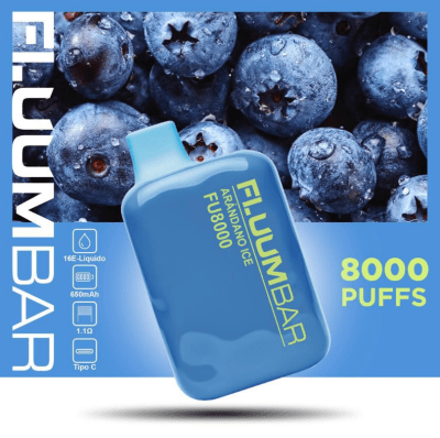Fluumbar Arándanos Ice 8000 Puffs1
