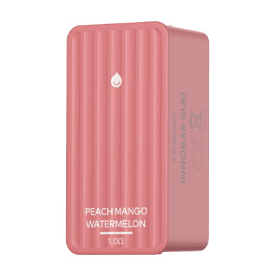 Innobar Cartucho de Recarga Peach Mango Watermelon CLK! 5000 Puffs - Durazno Mango Sandia1