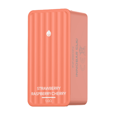 Innobar Cartucho de Recarga Strawberry Raspberry Cherry CLK! 5000 Puffs - Frutilla Frambuesa Cereza1