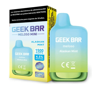 Geek Bar Meloso Mini Alaska mint 1500 Puffs - Menta1