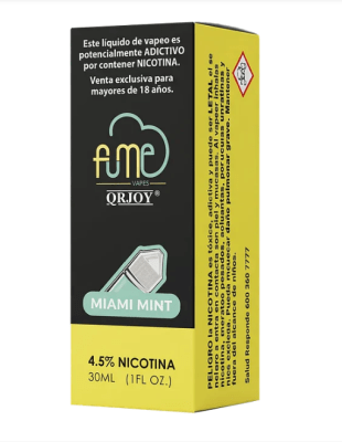 Fume Miami Mint Salt 30ml - Menta1