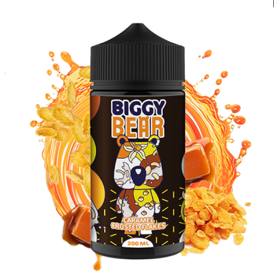 Biggy Bear Caramel Frosted Flakes 200ml - Caramelo Cereal1