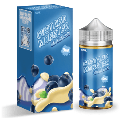 Custard Monster Blueberry 100ML - Arándano y Crema Pastelera1
