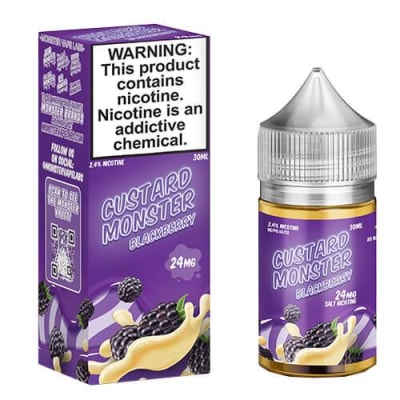 Custard Monster Blackberry Salt Nic 30 ml - Crema pastelera de mora1