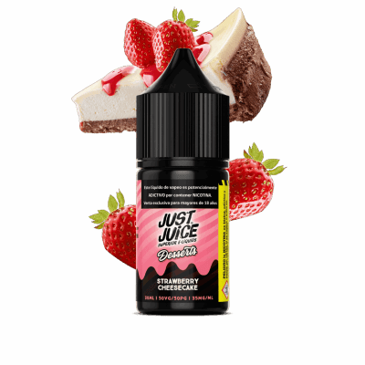 Just Juice Strawberry Cheesecake Salt 30ML - Cheesecake de Frutilla2