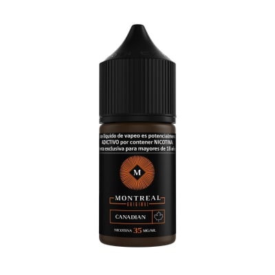 Montreal Original Canadian Salt 30ML 35MG - Tabaco, Whisky y Coco1