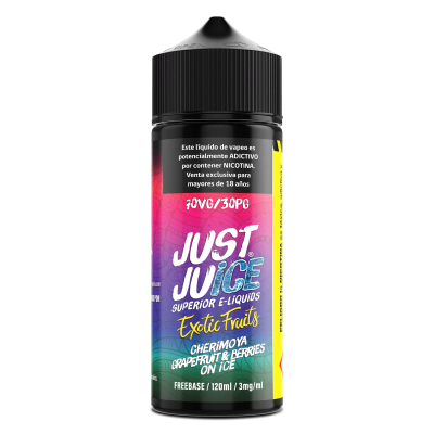 Just Juice Cherimoya Grapefruit & Berries On Ice 120 ml - Chirimoya, Toronja y Berris1