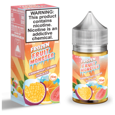 Frozen Fruit Monster Passionfruit Orange Guava Ice Salt 30ml - Maracuyá, Naranja y Guava1