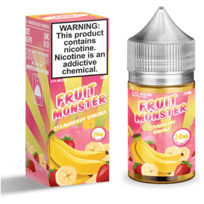 Fruit Monster Strawberry Banana Salt 30 ml - Frutilla Banana1