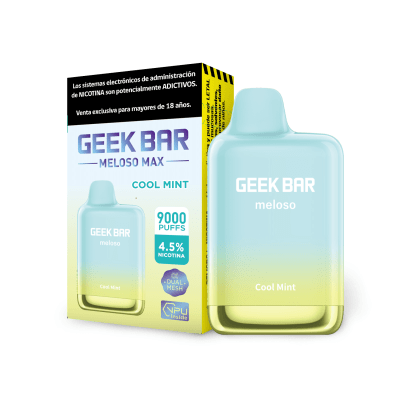 Geek Bar Meloso Max Cool Mint 9000 Puffs - Menta Fresca1