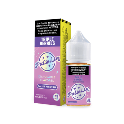 PulseLiq By Geek Bar Triple Berries Salt 30ML - Triple Berries1