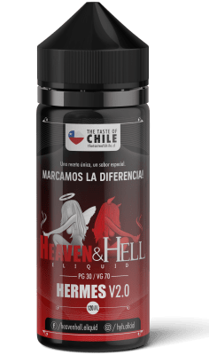 Heaven & Hell Hermes V2.0 120ml - Frambuesa, Frutilla y Mango1
