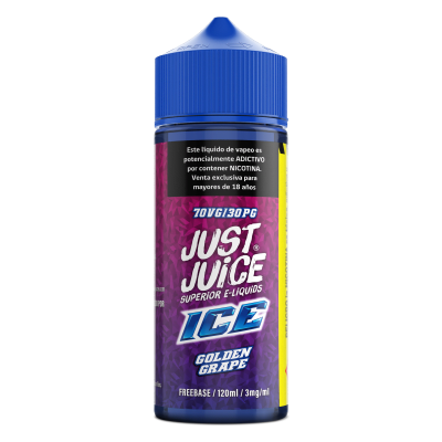 Just Juice Golden Grape Ice 120ML - Uvas Doradas Ice1