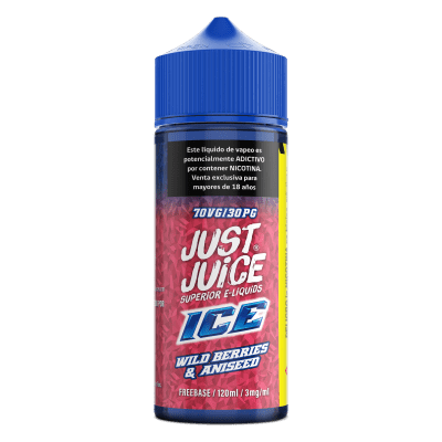 Just Juice Wild Berries & Aniseed Ice 120ml - Frutos Rojos con Anís1