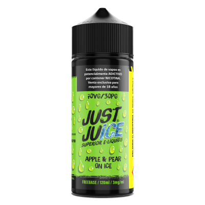 Just Juice Apple Pear Ice 120ml - Manzana y Pera1