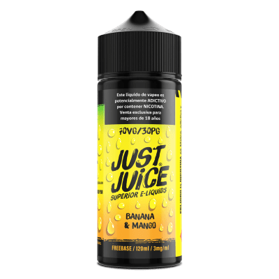 Just Juice Banana Mango On Ice 120ML - Banana, Mango Ice1