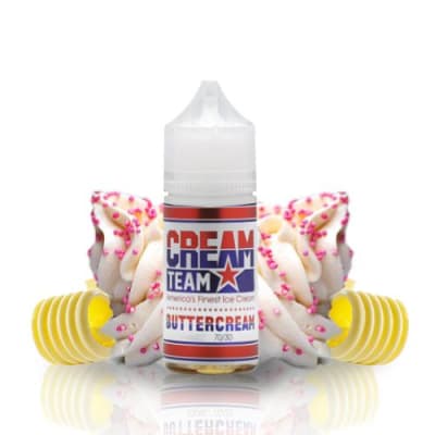 Cream Team Buttercream Salt 30ML - Helado de Vainilla1