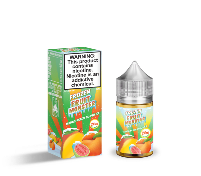 Frozen Fruit Monster Mango Peach Guava Salt 30ML - Mango, Durazno y Guava Ice1