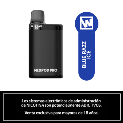 Wotofo Nexpod Kit Blue Razz Ice 5000 Puffs - Arandanos con Hielo2
