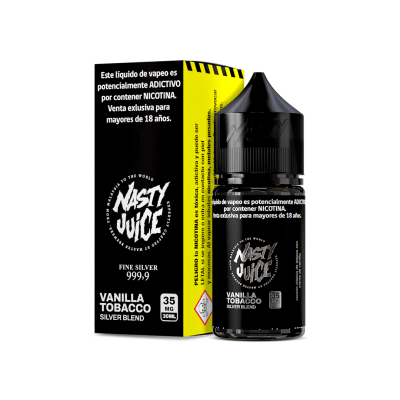 Nasty Juice Silver Blend Salt 30ml - Tabaco Vainilla1
