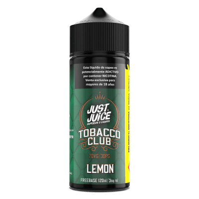 Just Juice Tobacco Club Lemon 120ml - Tabaco con limón fresco1
