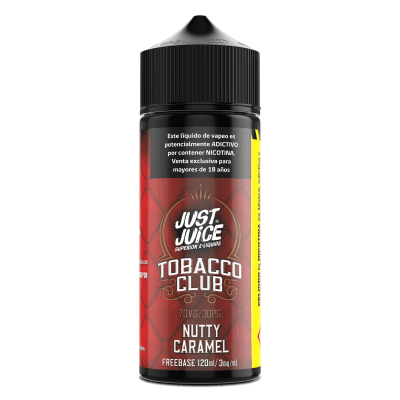 Just Juice Tobacco Club Nutty Caramel Tobacco 120ml - Tabaco y Frutos Secos1