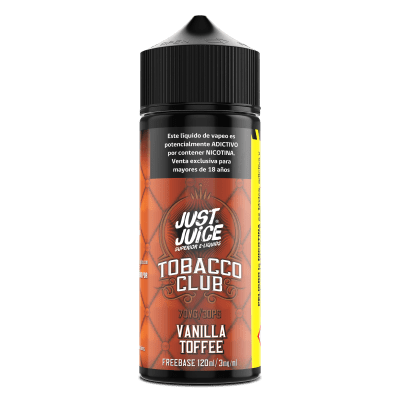 Just Juice Tobacco Club Vanilla Toffee Tobacco 120ml - Tabaco y Vainilla1