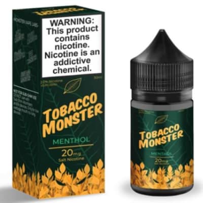 Tobacco Monster Menthol Salt 30ml - Tabaco Menthol1