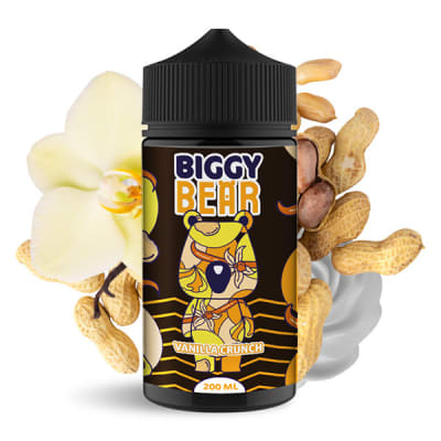 Biggy Bear Vanilla Crunch 200ml - Maní y Vainilla1