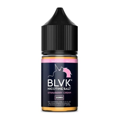 BLVK Strawberry Cream Salt 30ml - Pastel de Frutilla1