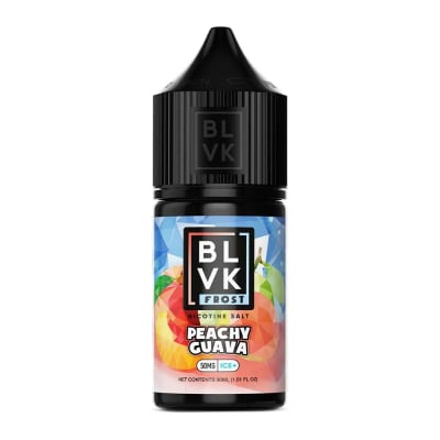 BLVK Frost Peachy Guava Ice Salt 30ml - Melocoton Guayaba Ice1